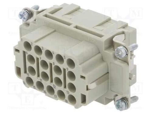 Conector: HDC, inserto de contatos, fêmea, EPIC H.