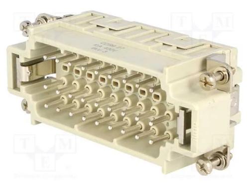 Conector: HDC, macho, CDS, PIN: 27, 27+PE, tamanh.