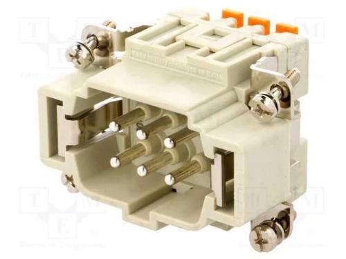 Conector: HDC, inserto de contatos, macho, CSH, P.