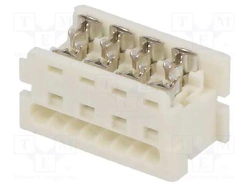 Ficha, Fio-Placa, Fêmea, Pin: 8, 1,27mm, Idc, para Fita, Picoflex