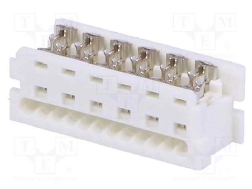Ficha, Fio-Placa, Fêmea, Pin: 12, 1,27mm, Idc, para Fita, Picoflex