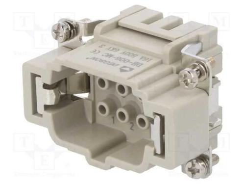 Conector: HDC, inserto de contatos, macho, DE, PI.