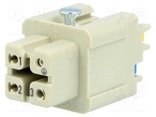 Conector: HDC, inserto de contatos, fêmea, Quick .
