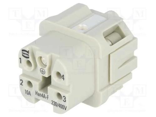 Conector: HDC, inserto de contatos, fêmea, Han A,.