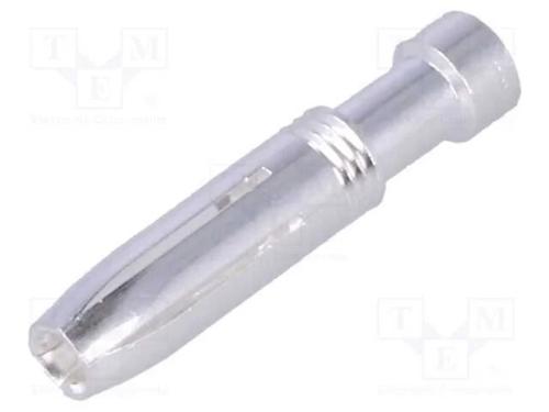Contacto, fêmea, liga em cobre, prateado, 2,5mm2,.
