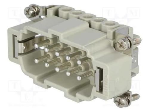 Conector: HDC, macho, CNE, PIN: 10, 10+PE, tamanh.
