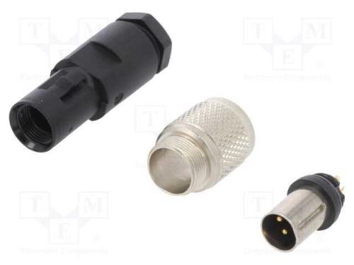 Conector: M9, Ficha, 712, Macho, Pin: 4, Rosca Externa,Torcidos