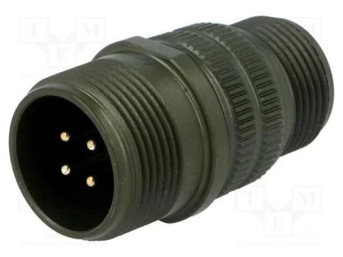 Conector: redondos, tamanho 14S, MS/DS, liga de a.