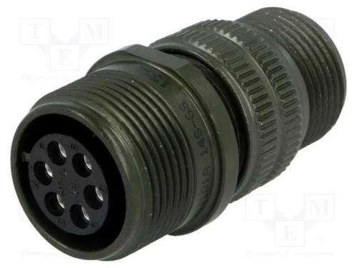 Conector: redondos, tamanho 14S, MS/DS, liga de a.