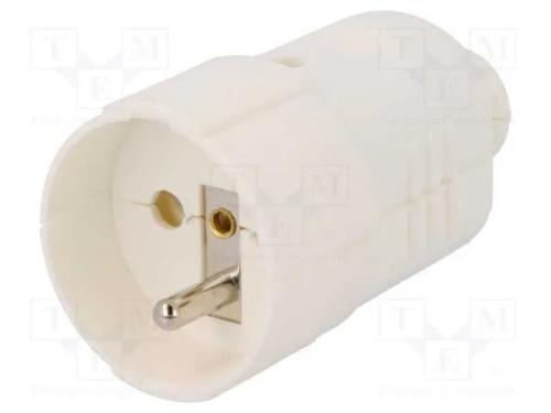 Conector: de alimentação, fêmea, tomada, 2P+PE, 2.