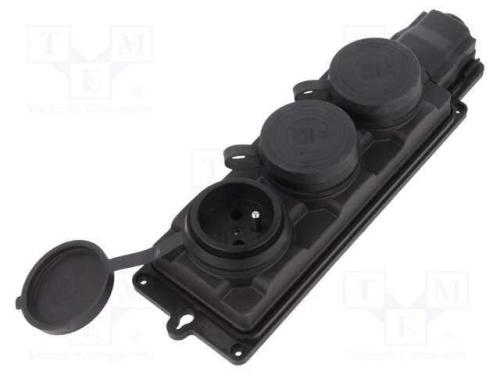 Conector: de alimentação, tomada, 2P+PE, 250VAC, .