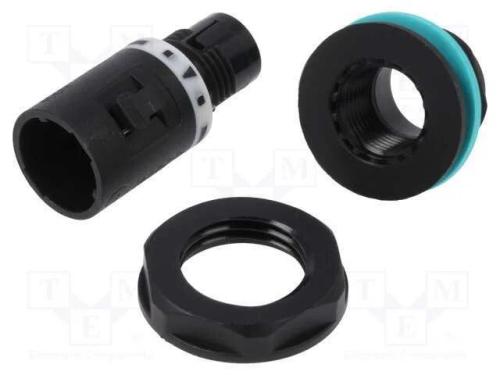 Conector: de alimentação, terminal parafusado, ma.