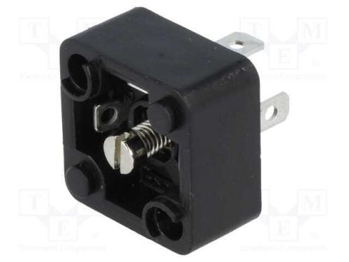 Conector: de Válvulas, Tomada, Formato C, 9,4mm, Macho, Pin: 3, 6a