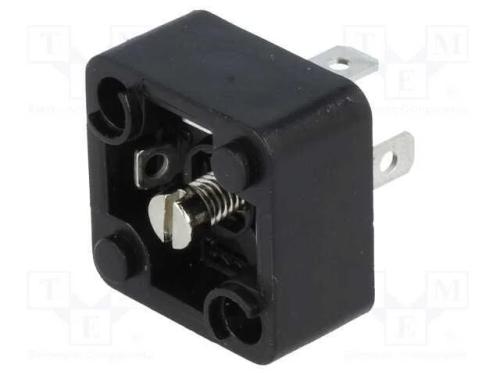 Conector: de Válvulas, Tomada, Formato C, 9,4mm, Macho, Pin: 3, 6a