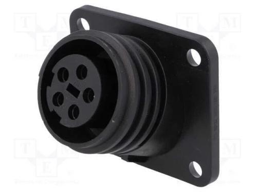 Conector: redondos, tomada, fêmea, PIN: 5, rosca .