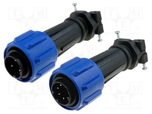 Conector: redondos, ficha, macho, PIN: 5, rosca i.