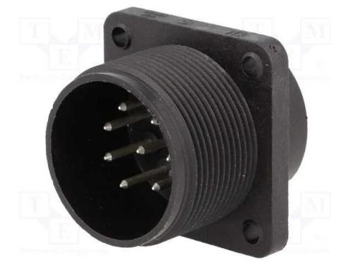 Conector: Redondos, Tomada, Cm, Ip67, Pin: 8, Cobertura: Prateado