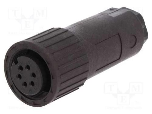 Conector: Redondos, Ficha, Cm, Ip67, Pin: 6, Cobertura: Prateado