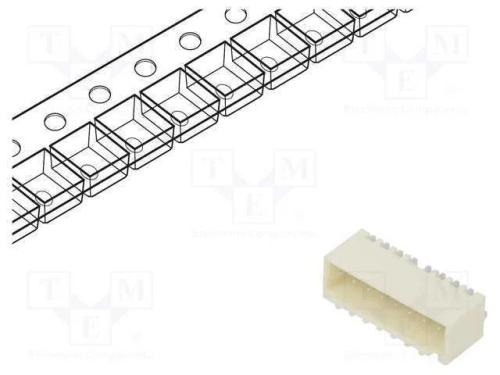 Conector: fio-placa, Pico-SPOX, PIN: 8, SMT, hori.