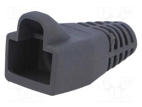 Revestimento de Pino Rj45, 6mm, Cinzento Escuro