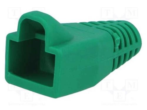 Revestimento de Pino Rj45, 6mm, Verde