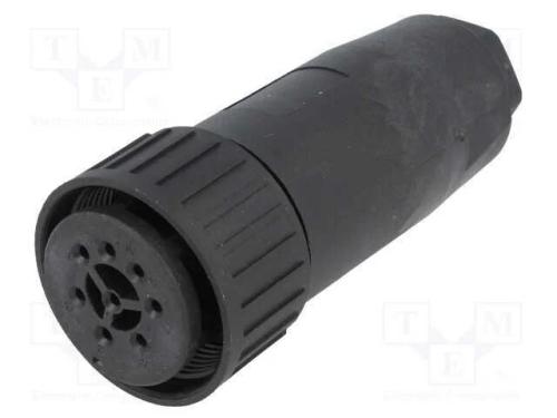 Conector: Redondos, Ficha, Cm, Ip67, Pin: 8, Cobertura: Prateado