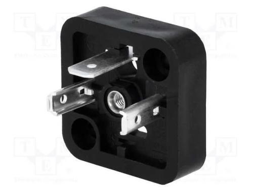 Conector: de Válvulas, Tomada, Formato A, 18mm, Macho, Pin: 3, 1mm2