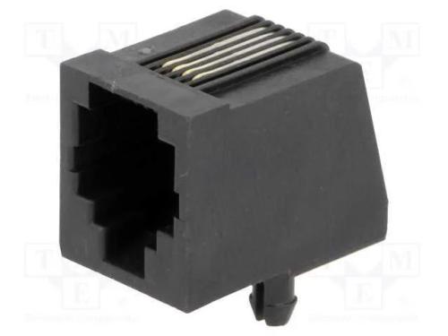 Tomada, Rj11, Pin: 4, Sistema: 6p4c, Tht, Angulares