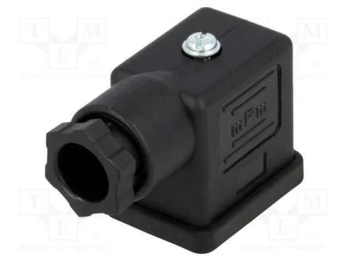 Conector: de Válvulas, Ficha, Formato B, 11mm, Fêmea, Pin: 3, 1,5mm2