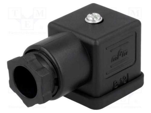 Conector: de Válvulas, Ficha, Formato A, 18mm, Fêmea, Pin: 4, 1,5mm2