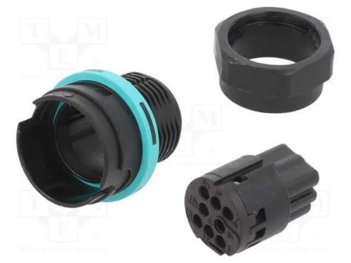 Conector: de alimentação, terminal parafusado, ma.