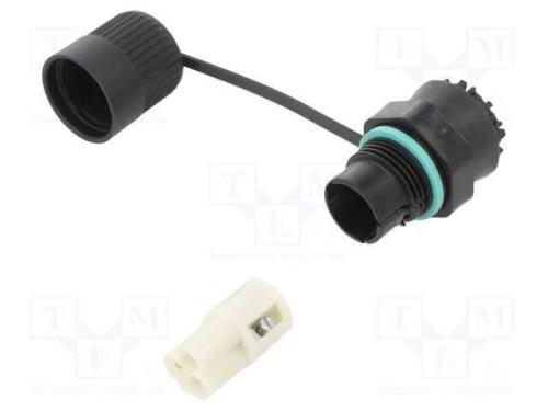 Conector: de alimentação, terminal parafusado, fê.