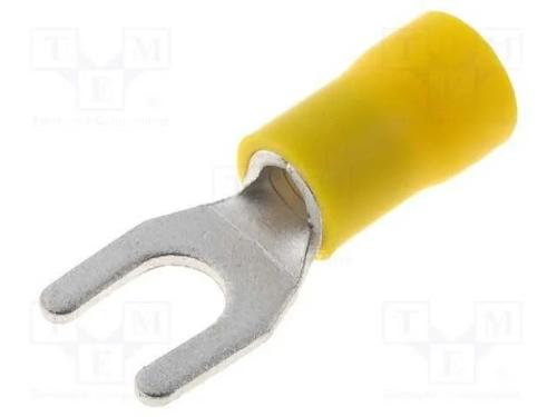 Terminal: terminal forquilha, M5, : 5,3mm, 4÷6mm2.