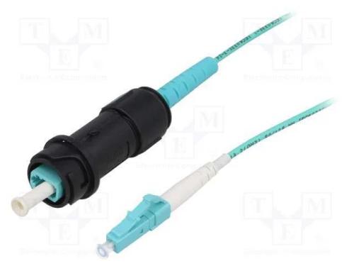 Patchcords de fibra óptica, PIN: 1, simplex de pa.