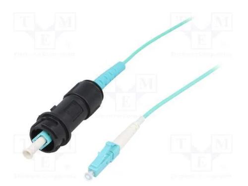 Patchcords de fibra óptica, PIN: 1, simplex de pa.