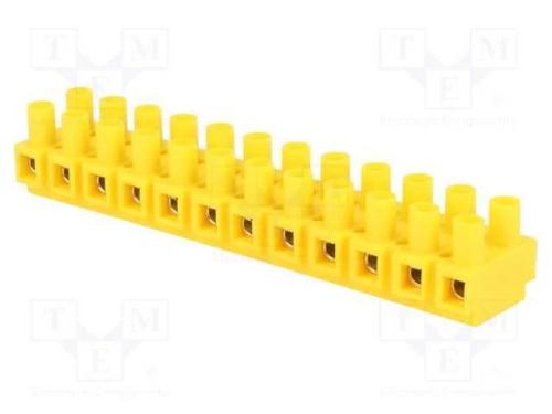 Bloco terminal, terminal parafusado, 0,75÷4mm2, 6.