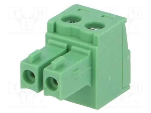 Bloco terminal separável, 3,81mm, faixas: 2, simp.