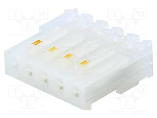 Ficha, fio-placa, fêmea, PIN: 5, 3,96mm, IDC, com.