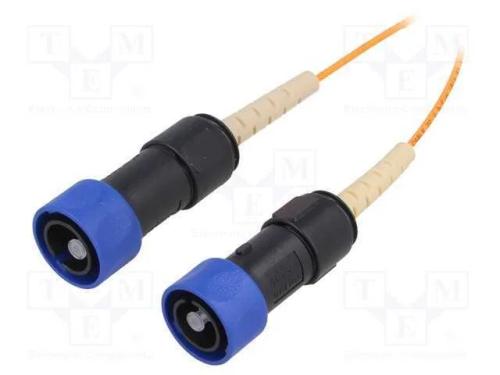 Patchcords de fibra óptica, PIN: 1, simplex de pa.