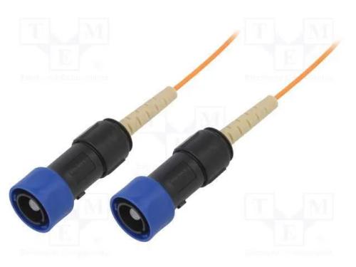 Patchcords de fibra óptica, PIN: 1, simplex de pa.