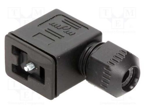 Conector: de Válvulas, Ficha, Formato B, 11mm, Fêmea, Pin: 3, 1,5mm2