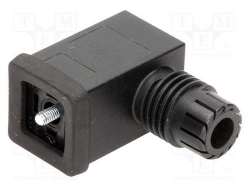Conector: de Válvulas, Ficha, Formato C, 8mm, Fêmea, Pin: 3, 0,75mm2
