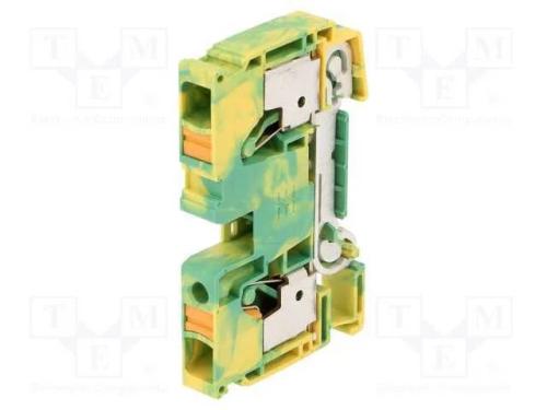 Conector: de carril, 10mm2, faixas: 1, braçadeira.