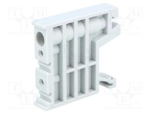 Suporte, cinzenta, Larg: 10mm, poliamida, TS35, -.