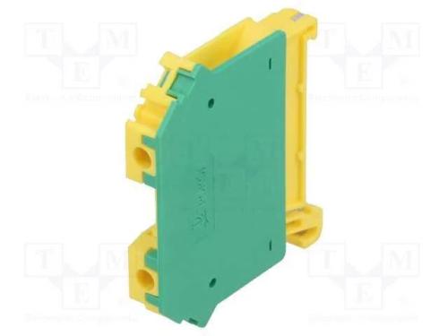 Conector: de carril, 0,5÷6mm2, faixas: 1, braçade.