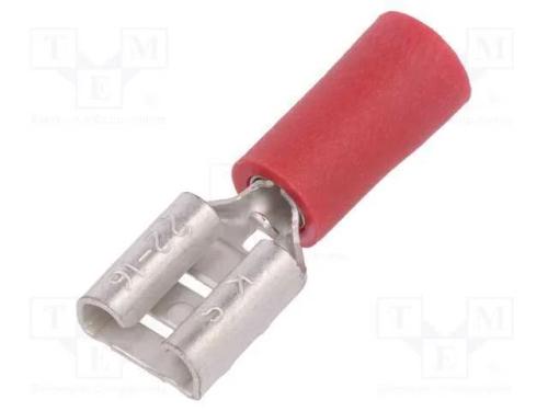 Conetor: plano, 6,3mm, 0,8mm, macho, 0,5÷1mm2, ce.