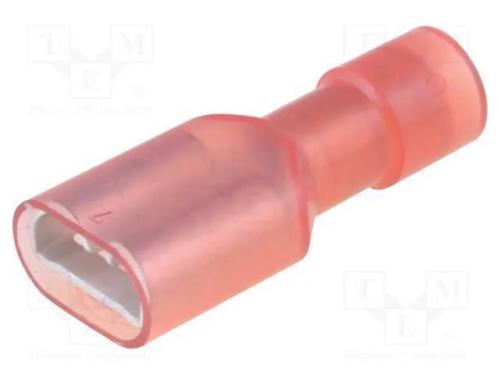 Conetor: plano, 6,3mm, 0,8mm, macho, 0,75÷1,25mm2.