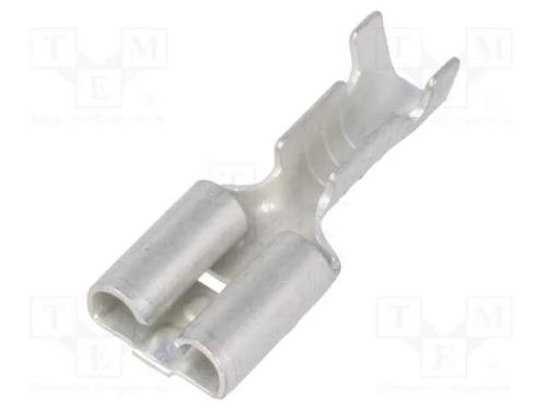 Conetor: plano, 6,3mm, 0,8mm, macho, 0,5÷1,5mm2, .