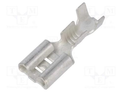 Conetor: plano, 6,3mm, 0,8mm, macho, 1÷2,5mm2, ce.