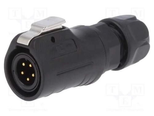 Conector Redondos Ficha Tamanho 12 02 Macho.